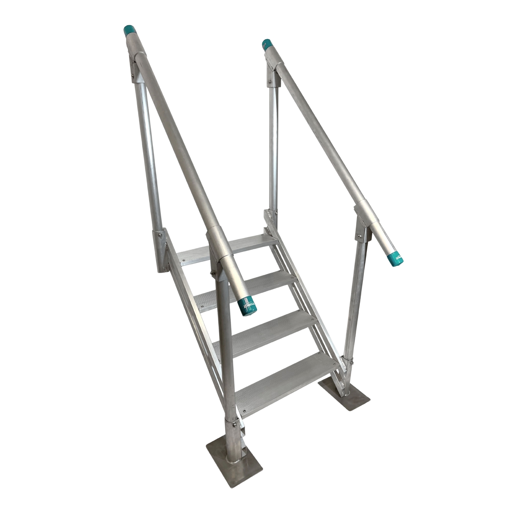 Patriot Docks Aluminum Dock Stairs — 4 Step, Model# 50404